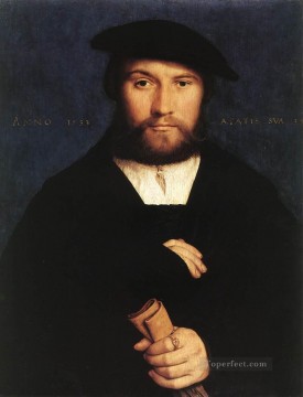  hans - Retrato de un miembro de la familia Wedigh Renacimiento Hans Holbein el Joven